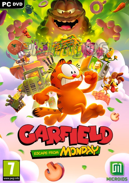 Garfield Escape from Monday – okładka gry